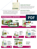 Nutrilite VMS Switch Chart