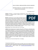 Brasil, D. O Justo Entre o Legal e o Bom em Paul Ricoeur PDF