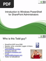 Download PowerShell for SharePoint Adminspdf by princemailid143 SN274591577 doc pdf