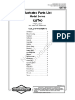 Not For Reproduction: Illustrated Parts List 126T00