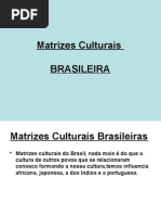 Matrizes Culturais Brasileira - Outro Bom Modelo de Powerpoint