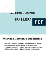 Matrizes Culturais Brasileira - Outro Bom Modelo de Powerpoint