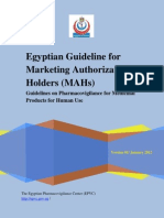 Egyptian Guideline On Pharmacovigilance
