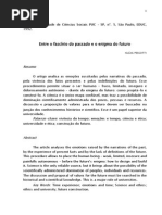 Entre o Fascinio Do Passado e o Enigma Do Futuro - Isaias Pessotti