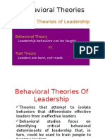 Behavioral Leadership Theories Explained
