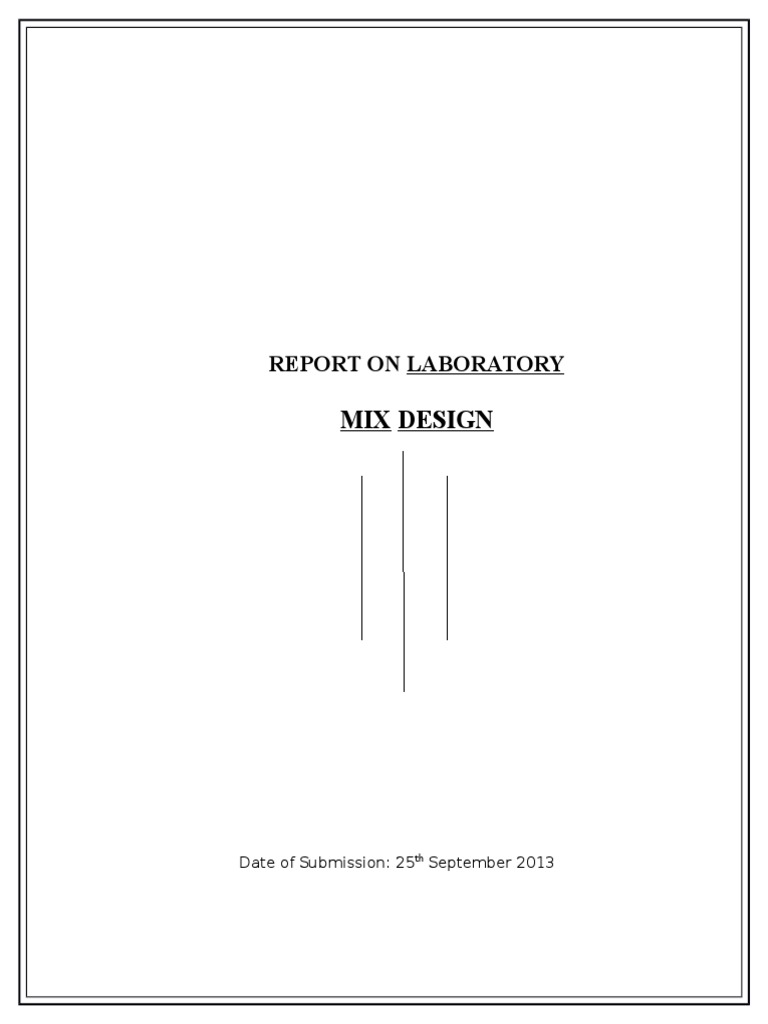 Lab Report | PDF | Concrete | Materials