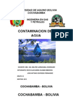 Informe Sobre La Contaminacion Del Agua