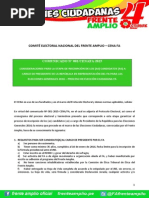 COMUNICADO N° 002-CENAFA-2015 