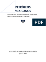 Informe Del Resultado de La Auditoría Practicada Al Pasivo Laboral de Pemex
