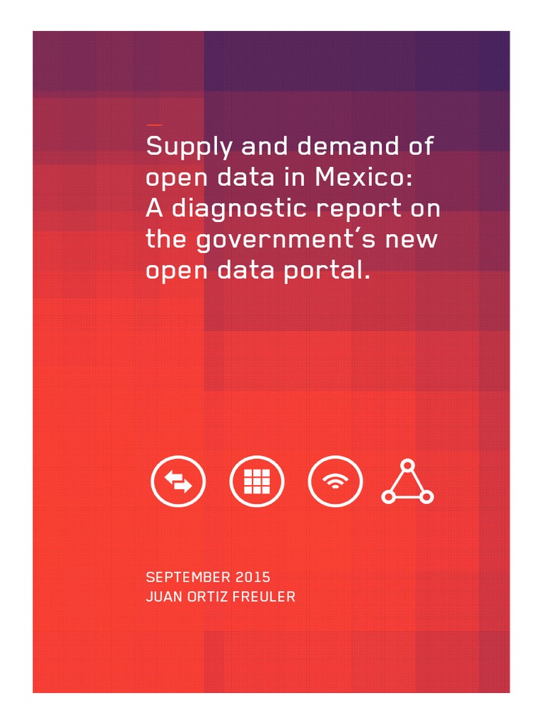 Open Data Supply and Demand in Mexico | PDF | Organisation For Economic ...