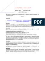 Reglamento de La Ley Del Estatuto Sobre El Regimen de Jubilaciones y Pensiones de Los Funcion