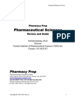 1 Pharmaceutical Sciences Q&A Content Ver1