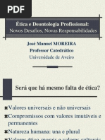 1 - Ética e Deontologia Profissional