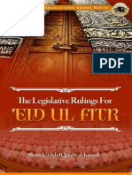 The Legislative Rulings for Eid Ul Fitr Shaykh Abdulqaadir Al Junayd