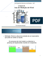 Unidade 06 Sistemas de Medição de Nível