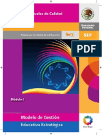 Modelo de Gestion Educativa Estrategica Modulo 1 Pec