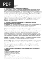 Trabalho de compiladores