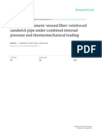 Filament Wound Fiber-Reinforced Sandwich Pipe