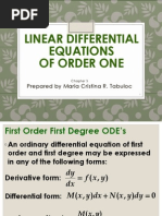 De Chap 2 LDE of Order One