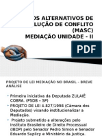 2ª Aula Mediação - Unidade II - Projeto de Lei e Direito Comparado