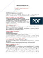 Cronograma Derecho Procesal Penal UNS Comisión B 2015