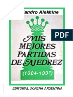 Alexander Alekhine - Mis Mejores Partidas de Ajedrez (1924-1937) PDF