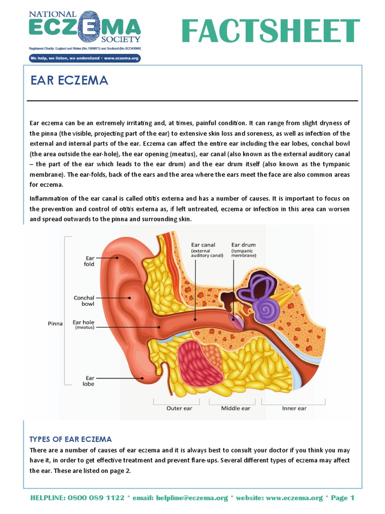 Ear Eczema 22 06 15 Dermatitis Ear Free 30 Day Trial Scribd