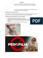 Pengertian Pedofilia