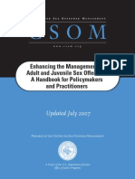 Enhancing the Management of Adult and Juvenile Sex Offenders - A Handbook for Policymakers and Practitioners