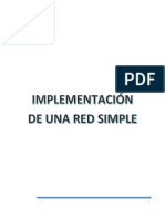 Implementacion de Una Red Simple