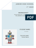 WORKSHEET Electricity