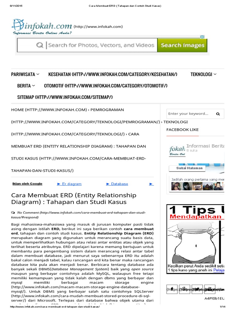 Contoh Membuat Erd - Simak Gambar Berikut