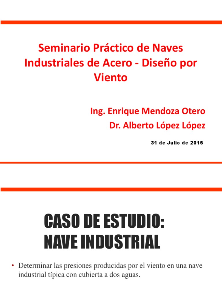 Diseño de Naves Industriales por Viento | PDF | Barlovento y sotavento ...