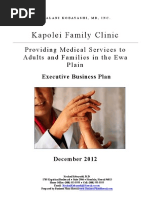 Kobayashi Medical Practice Business Plan