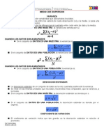 Medidas de Dispersion y Ejercicios