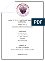 Code of Civil Procedure and Law of Limitation