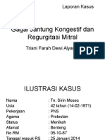 Gagal Jantung Kongestif Dan Regurgitasi Mitral