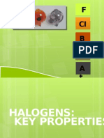 Key Properties and Reactions of Halogens