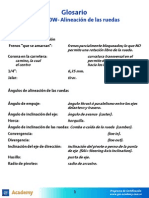 Glosario: 03510.10W-Alineación de Las Ruedas