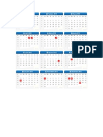 Calendario Laboral Asturias