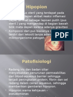 Hipopion: Definisi, Patofisiologi, Etiologi, Gejala, Diagnosa dan Penatalaksanaan