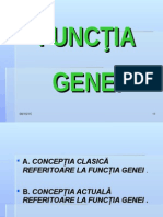 Functia Genei