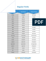 Regular Verb PDF