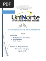 El Ambiente de La Mercadotecnia