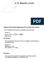 Chapter 12: Magnetic Circuits