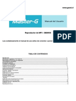 Manual-De-Usuario MP3 Player Master G