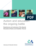Autism and Education - The Ongoing Battle