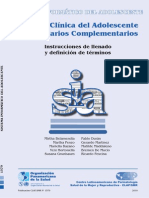 Sistema Informatico Del Adolescente - Historia Clínica del Adolescente y formularios complementarios