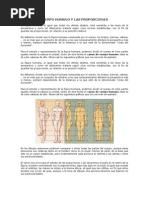 Canon Del Cuerpo Humano y Las Proporciones