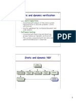 Static and Dynamic Verification: - Software Inspections